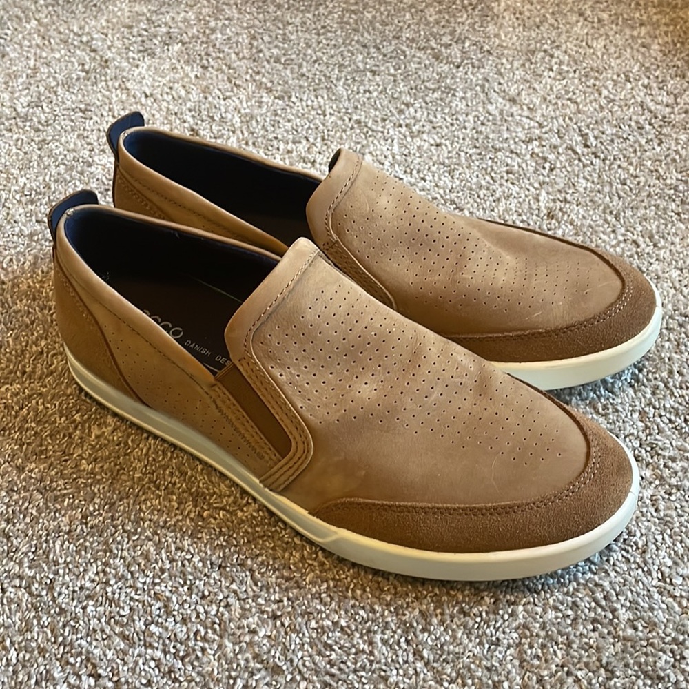 ECCO Danish Design Suede Tan Men’s Shoes size 44